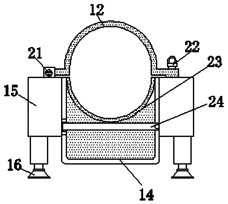 A kind of hose grain suction machine that can lengthen the hose