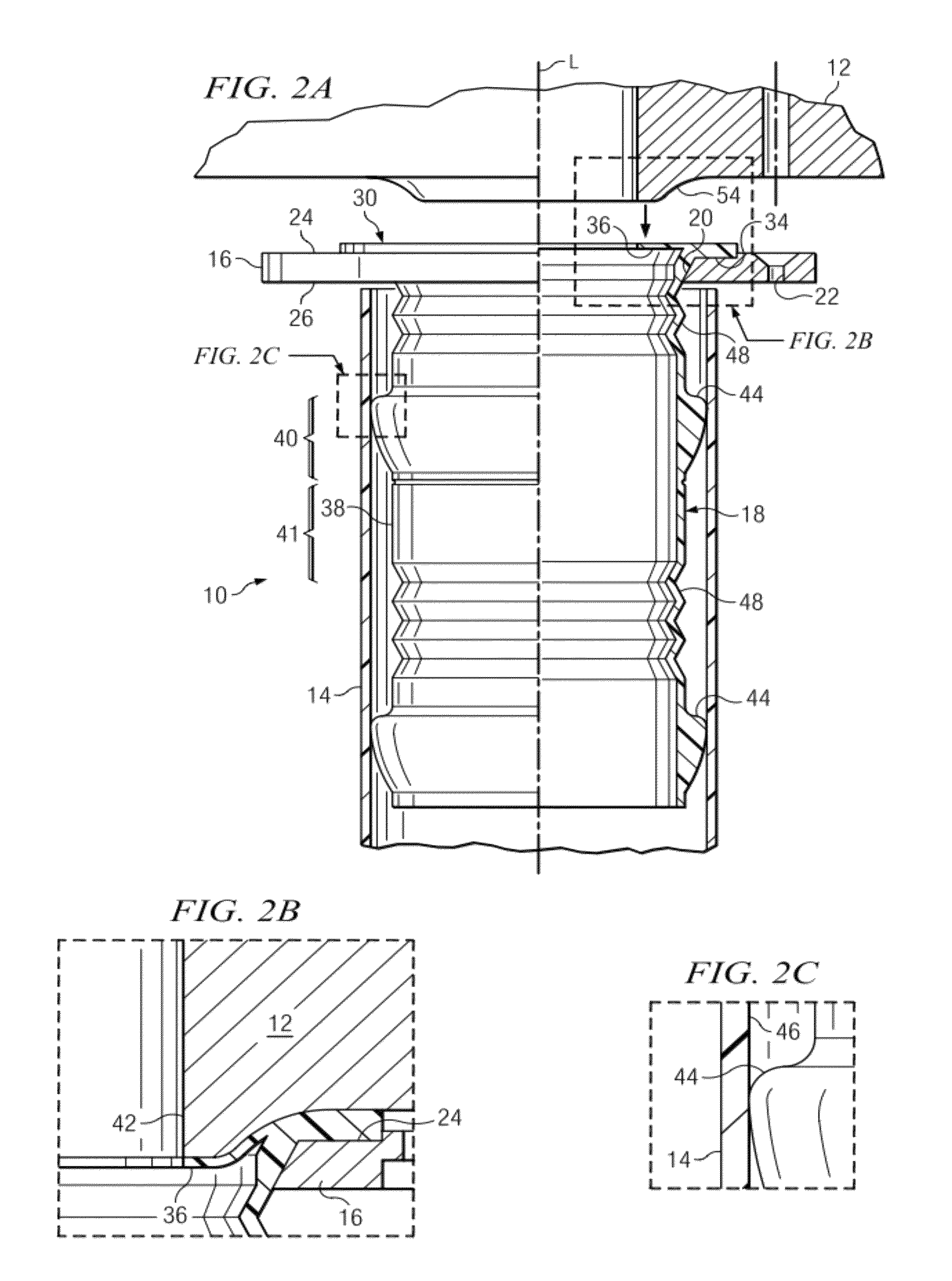 Flange system with modular spacers