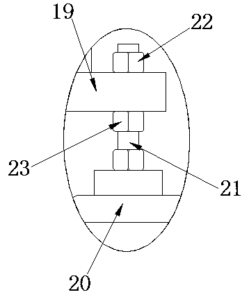 Heat dissipation frame for new energy automobile motor