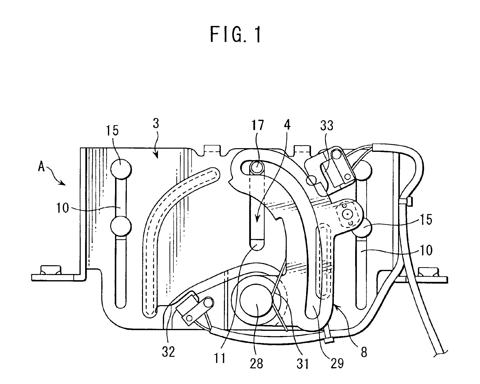 Retractable roof fixing apparatus