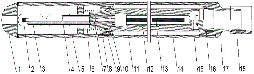 Water content testing instrument for thermal horizontal well