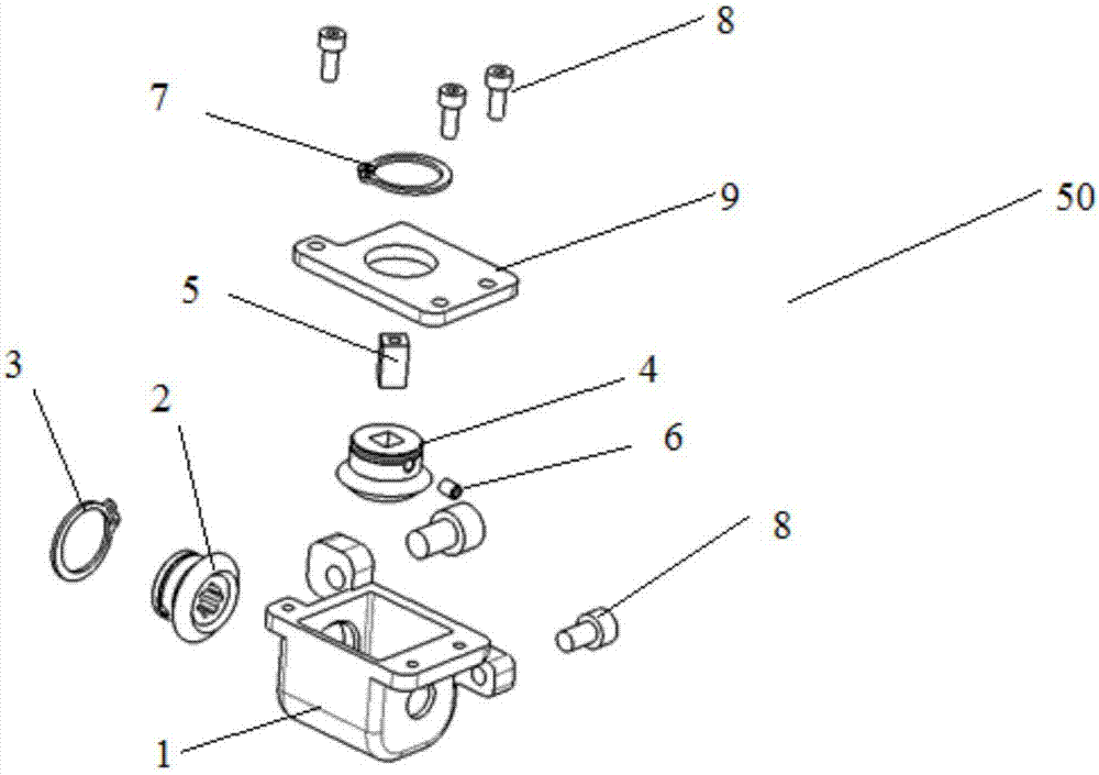 A self-balancing table assembly