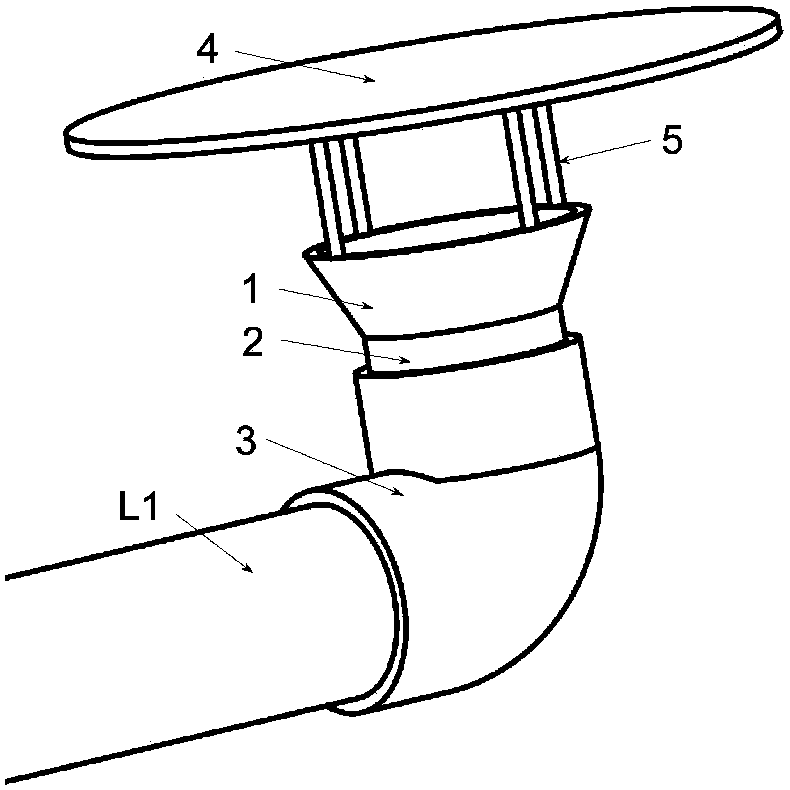 A multi-stage pipeline automatic sand removal device with tree branch structure