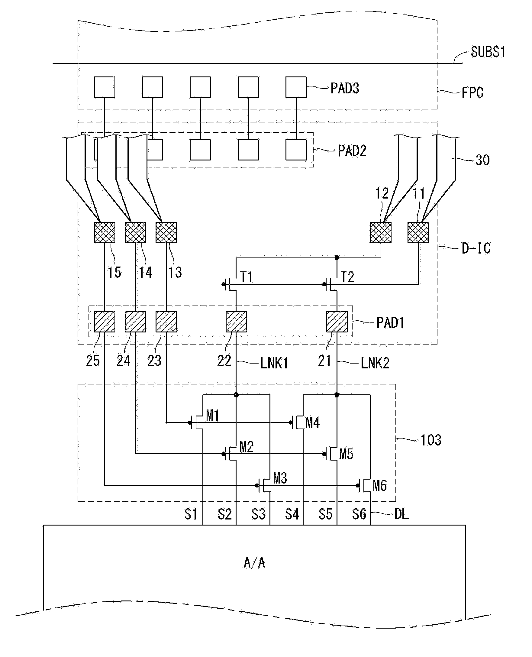 Display device and method of testing the same