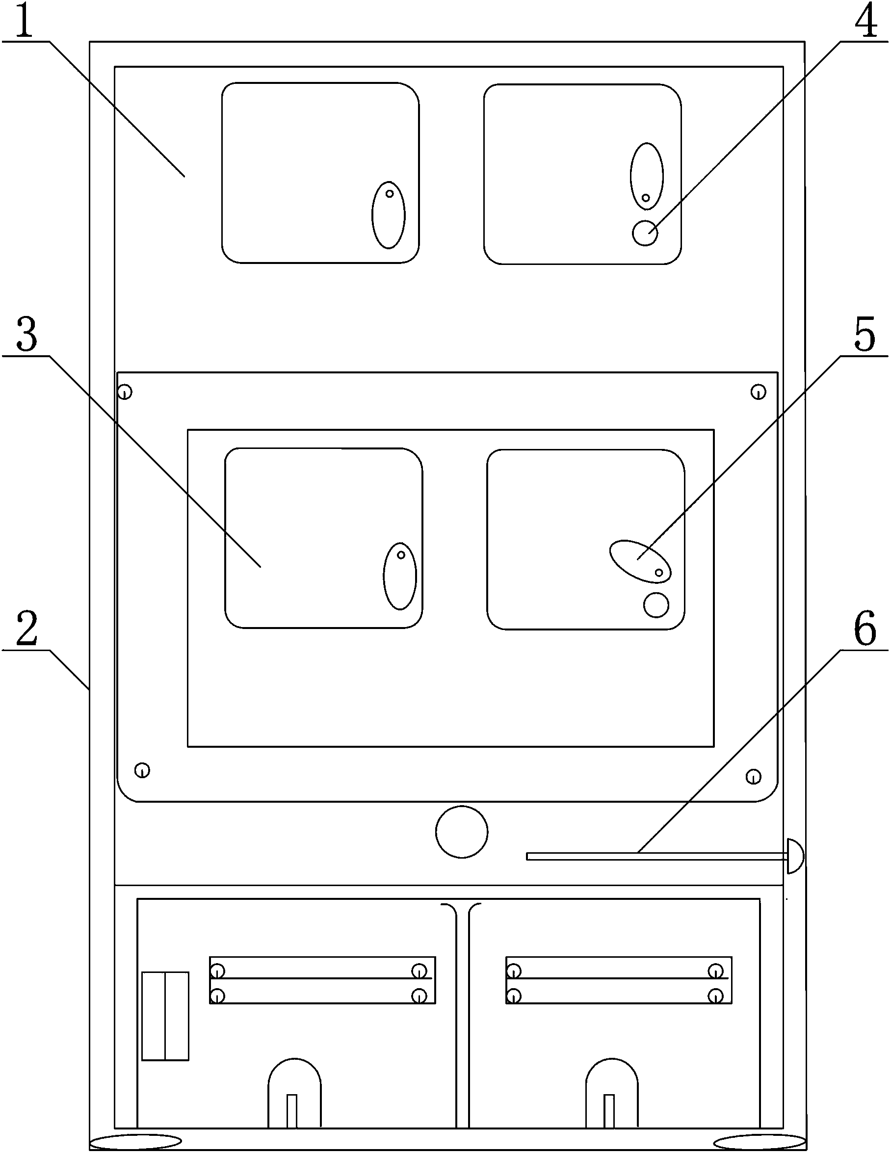 Novel centralized electric meter box