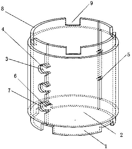 Dual-layer rolled lining and processing technology thereof