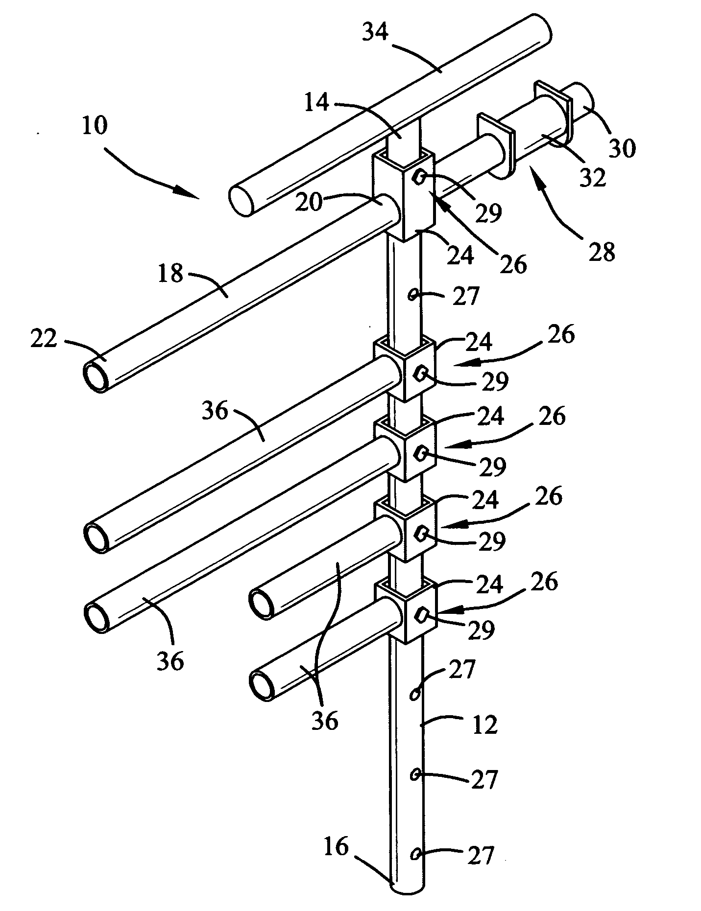 Reinforcing steel support