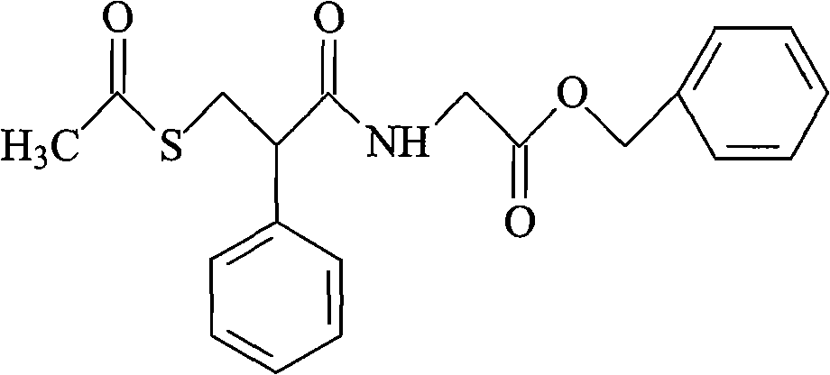 Racecadotril compound and novel preparation method thereof