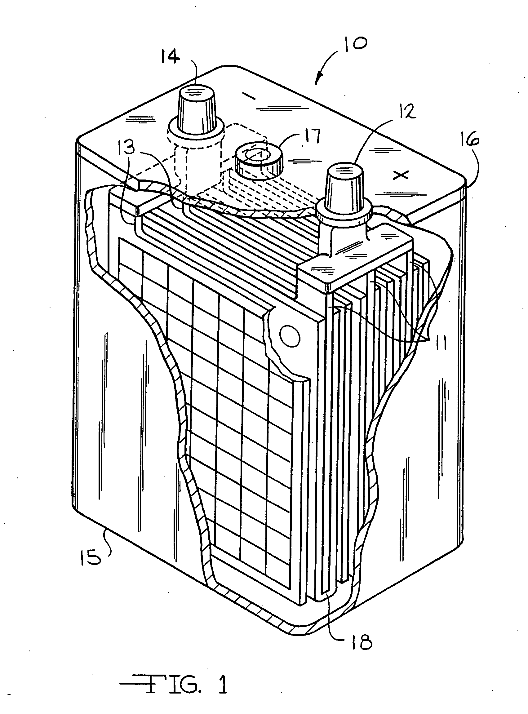 Mat of glass and other fibers and method for producing such mat