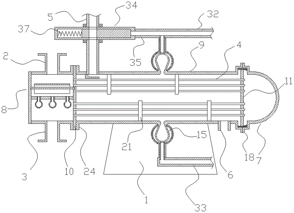 Shell and tube heat exchanger