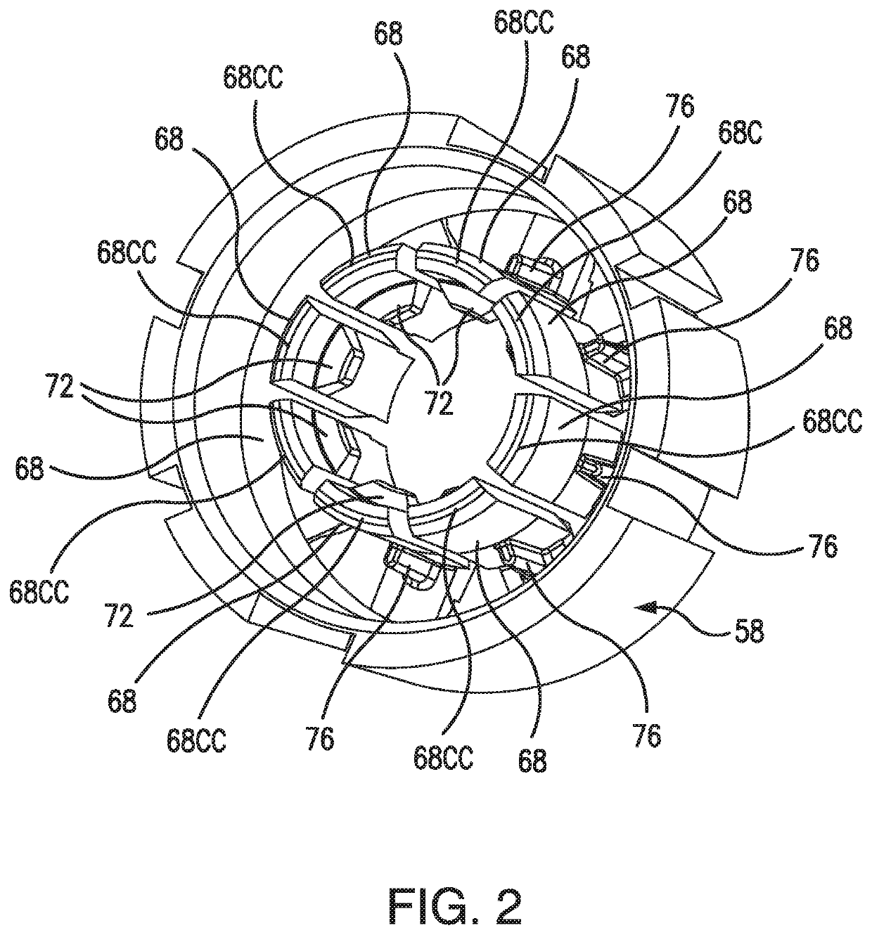 Bobbin for automatic inflator