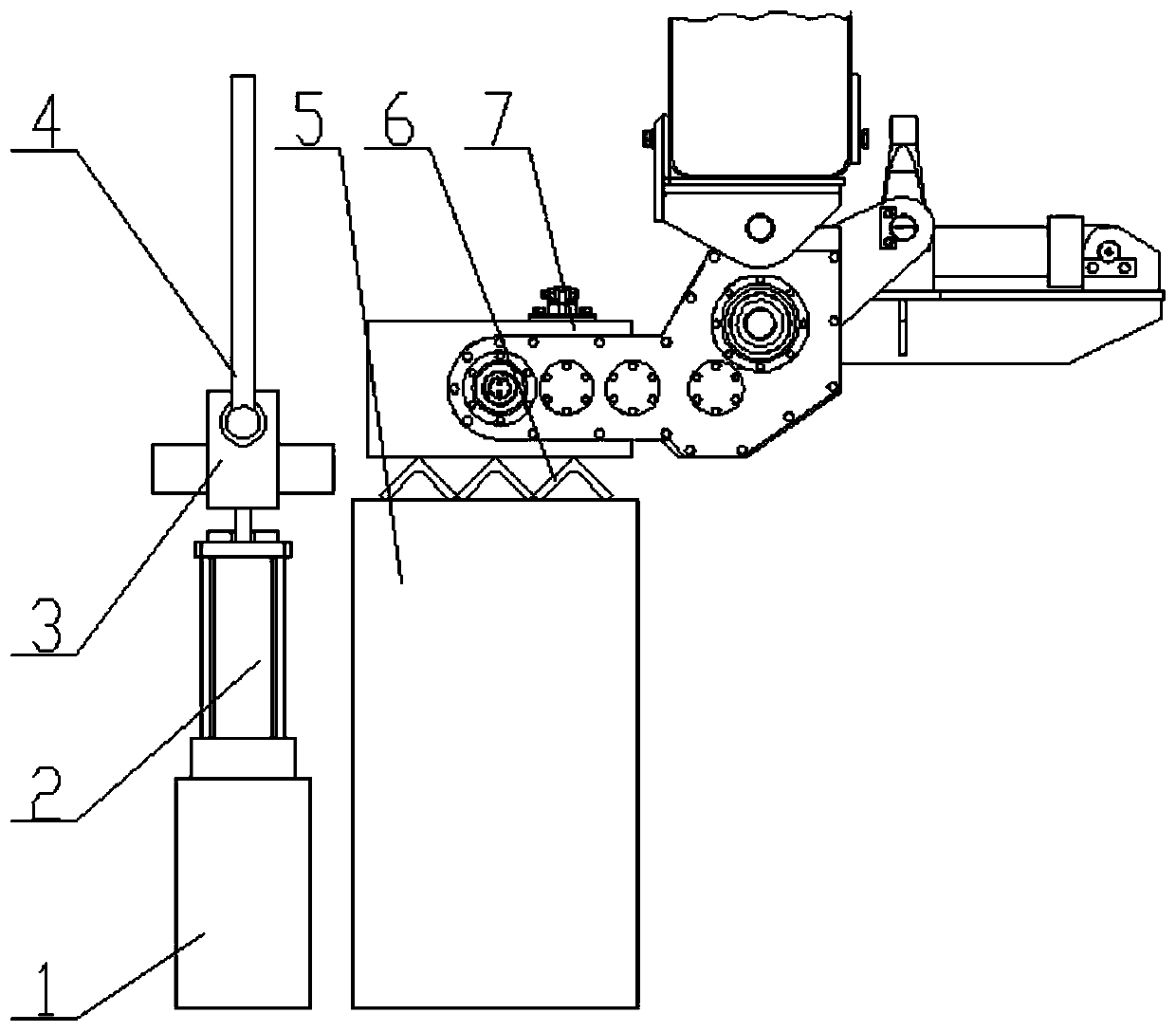 A new type of steel pressing device