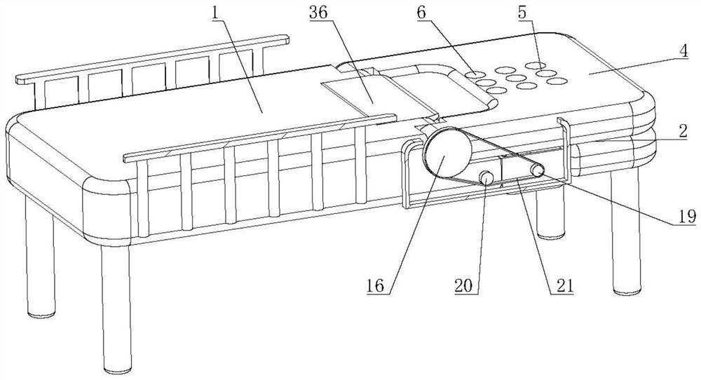 Back patting device for nursing bedridden patient