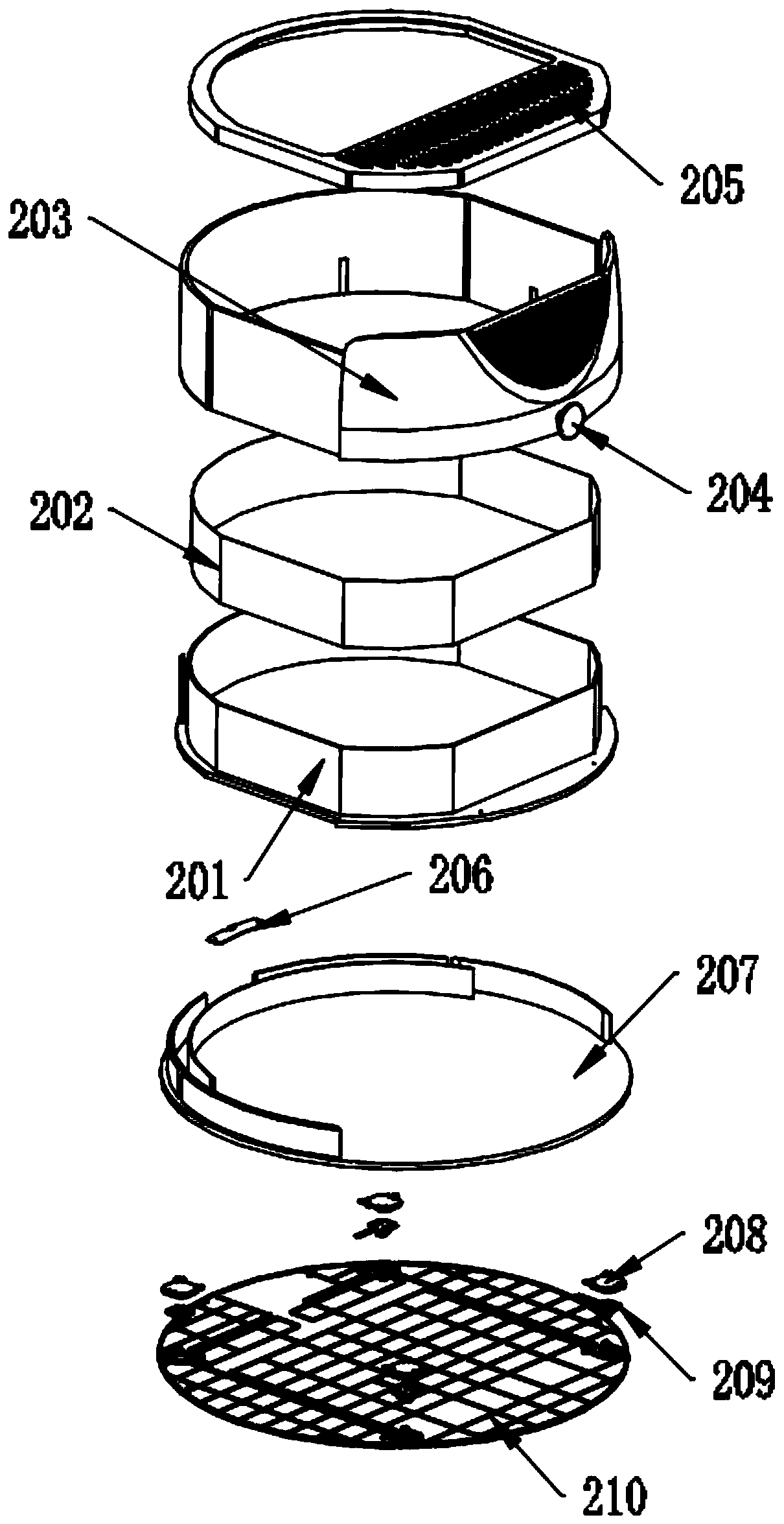 Multifunctional toilet bowl for pet cats