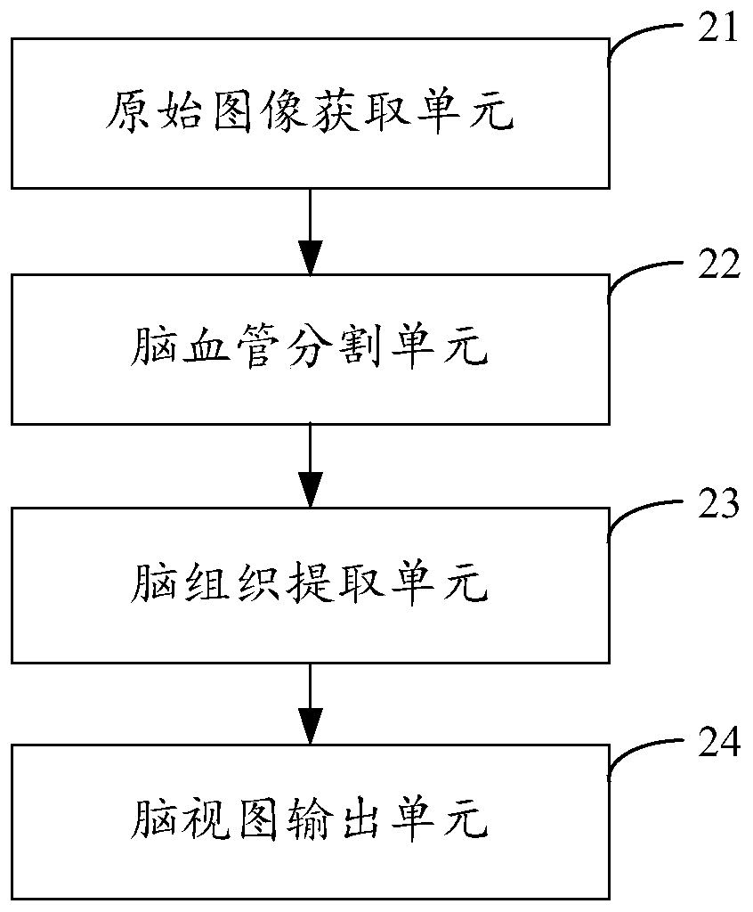 Digital brain visualization method, device, computing device and storage medium