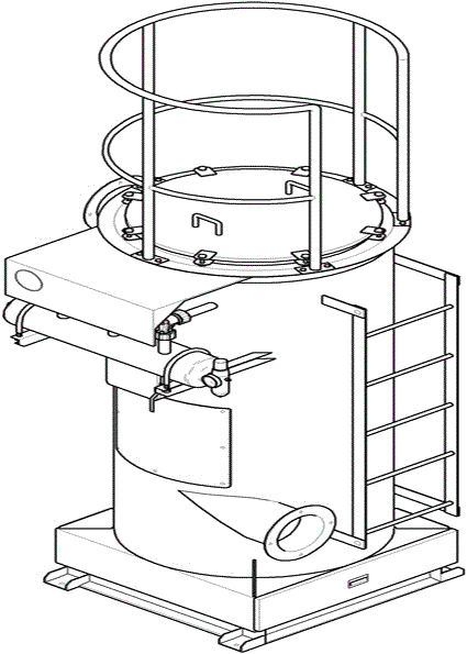 Large-size efficient air purification equipment for public place