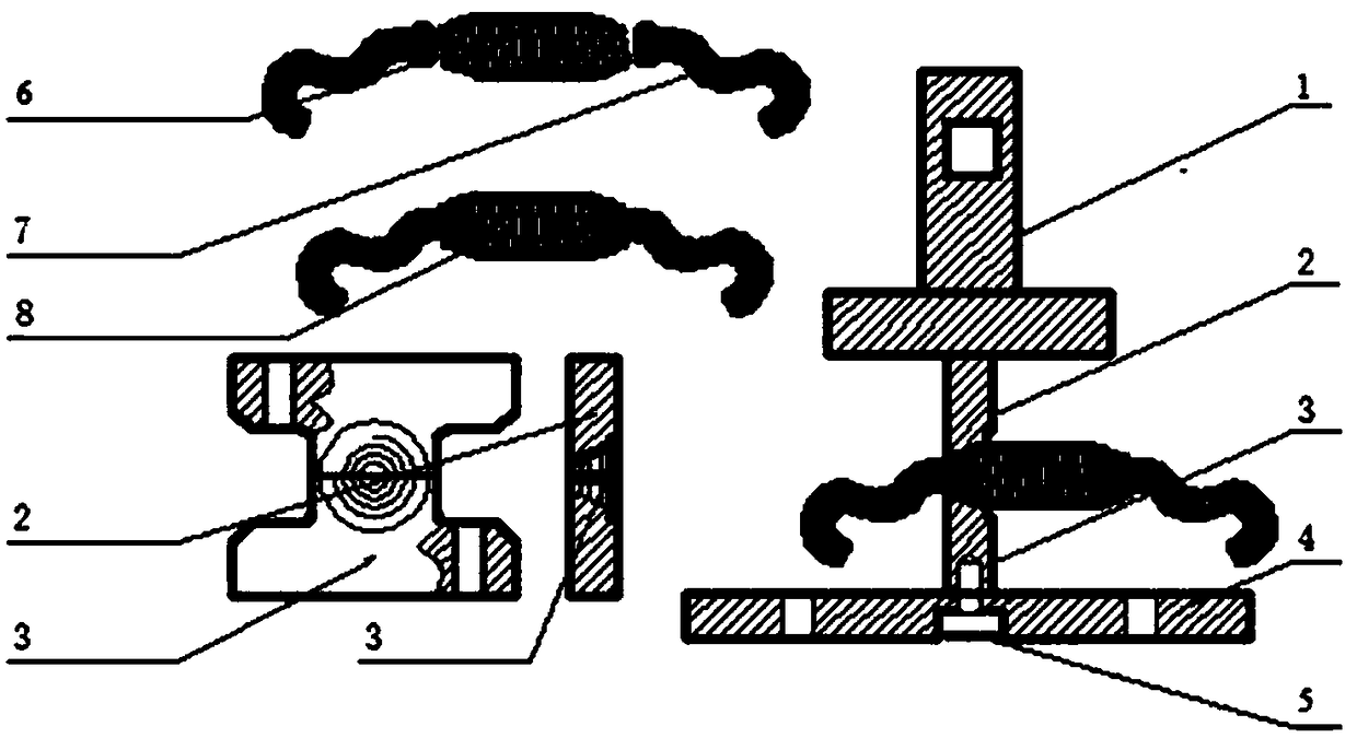 Forming tool for draw spring mouth closing