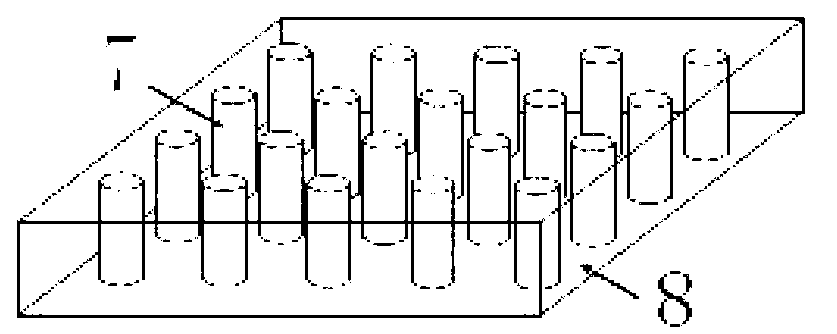 Flexible ultrasonic phased array transducer and manufacturing method