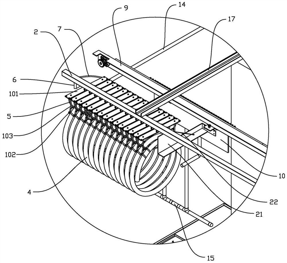 Hose lossless orderly winding and unwinding device and medium output system