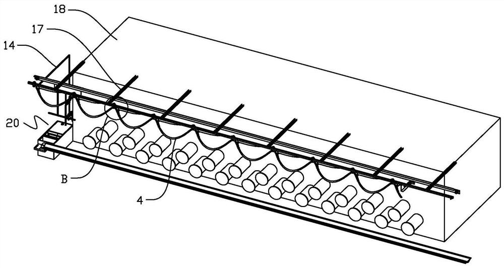 Hose lossless orderly winding and unwinding device and medium output system