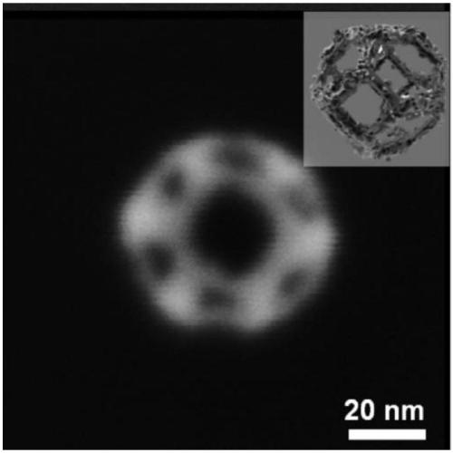 Preparation method of platinum nano cage and application to catalyst