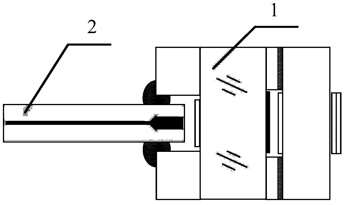 An optical fiber f-p strain gauge based on mems technology and its forming method