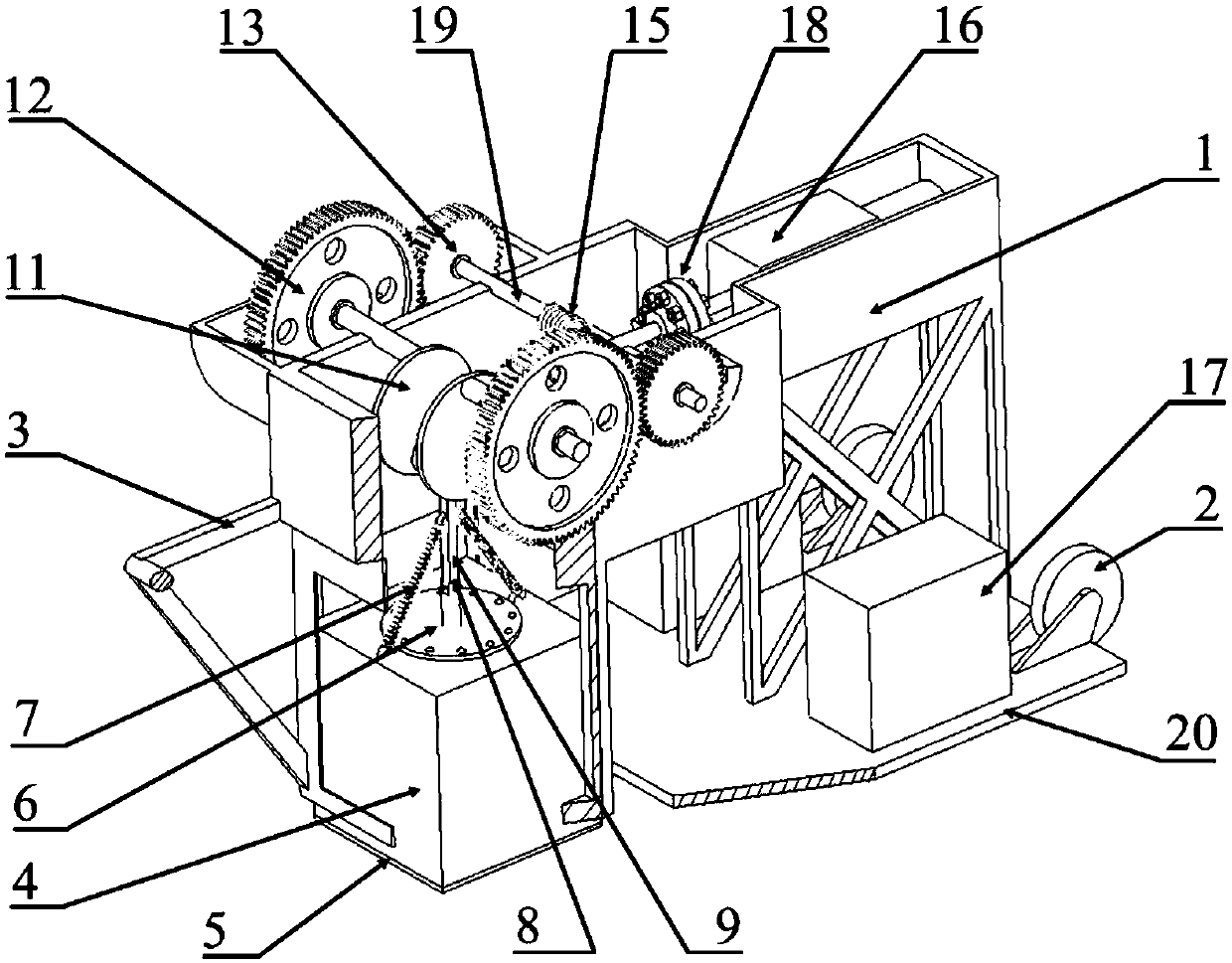 A continuous ramming source device