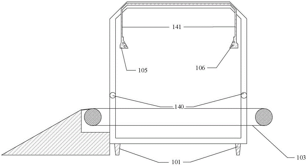 Darkroom type security inspection device and method