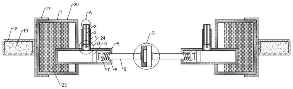 Hand disinfection device for hospital nurses