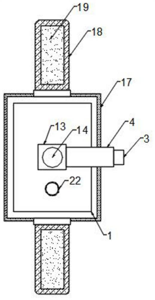 Hand disinfection device for hospital nurses