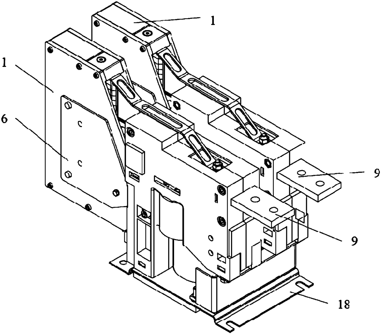 High-current DC contactor