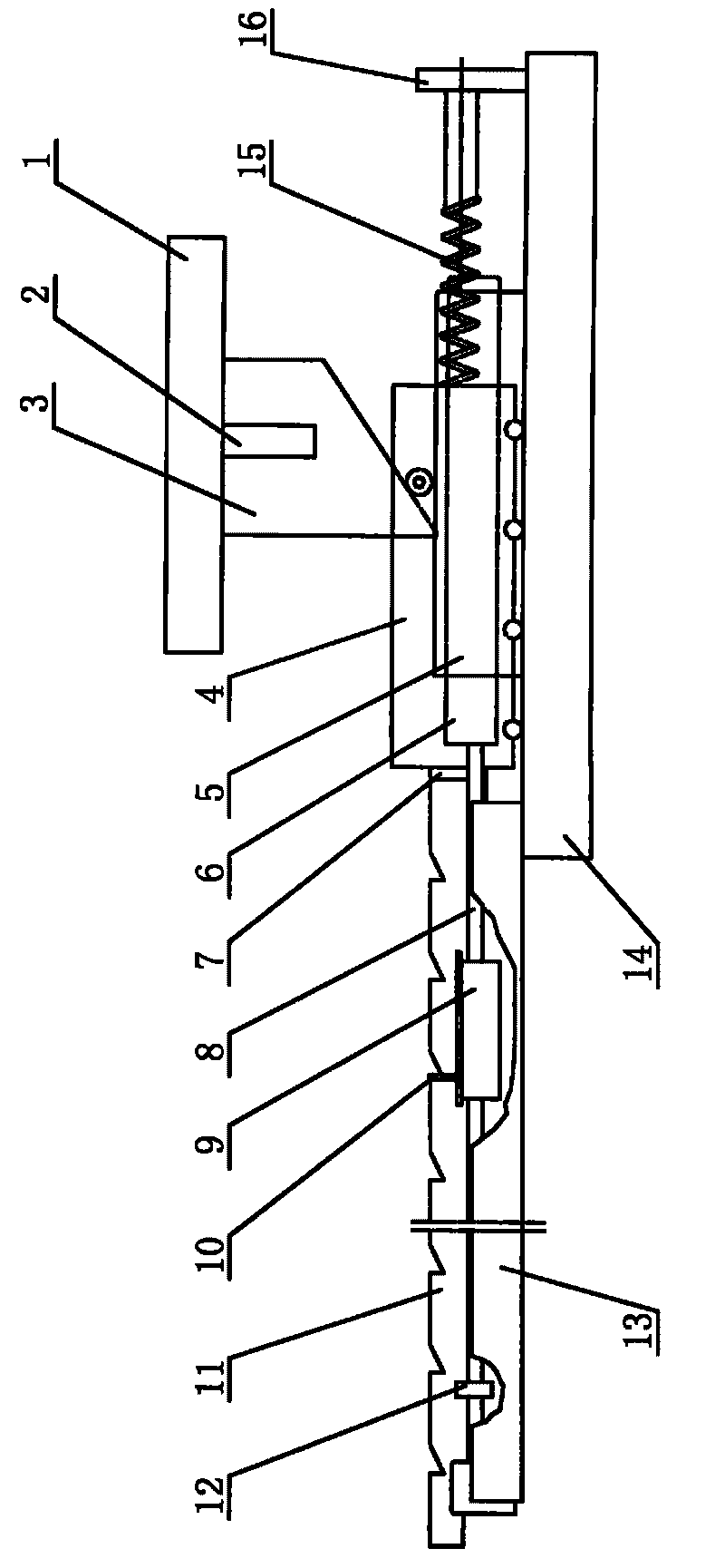 Automatic feeding device for die punching