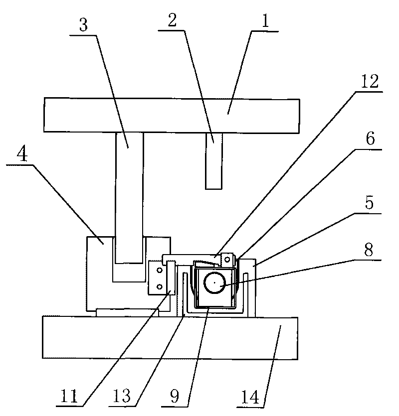 Automatic feeding device for die punching