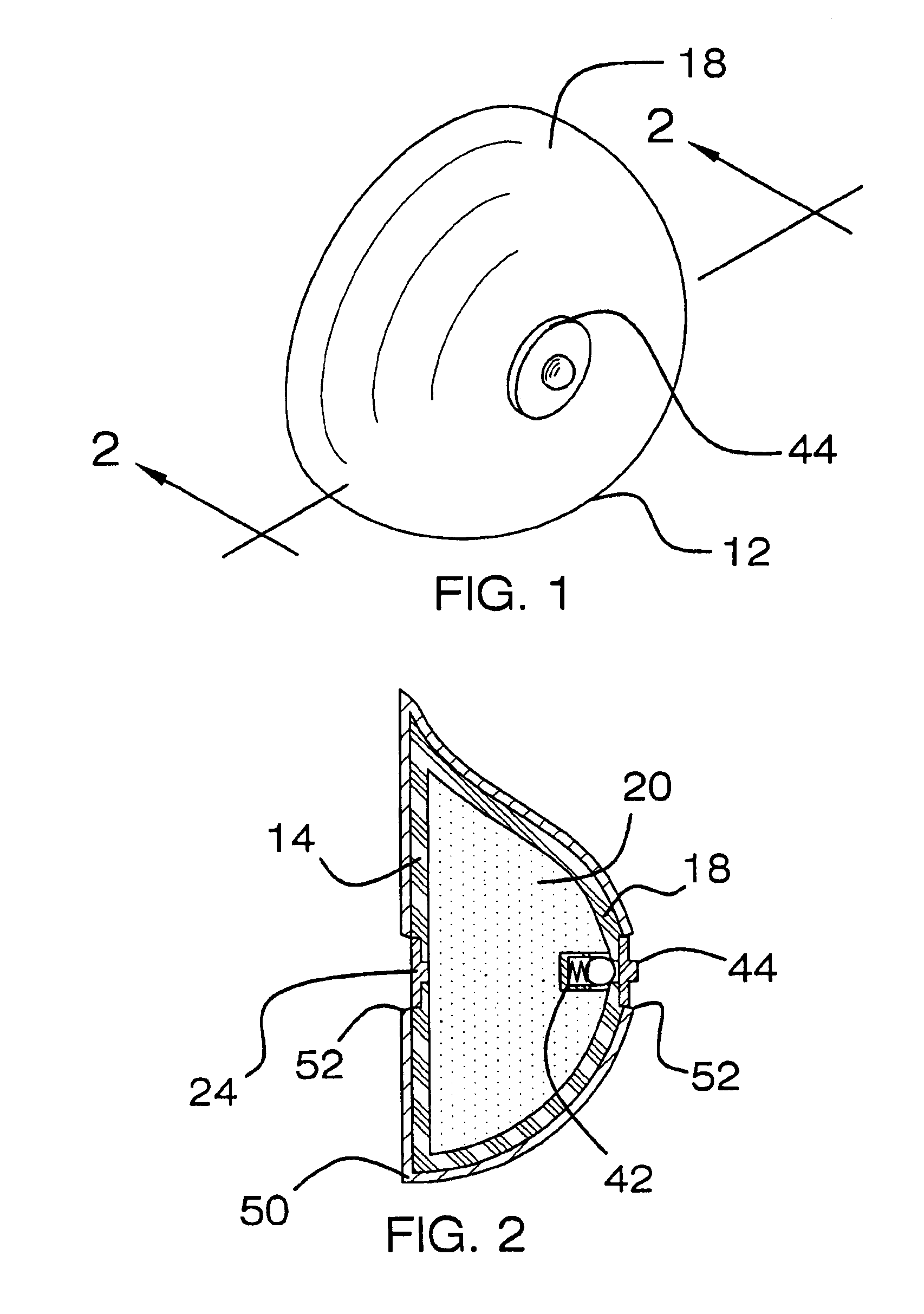 Inflatable prosthetic device