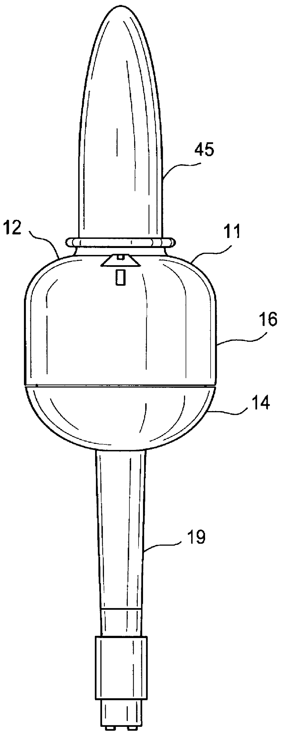 Fishing bobber with sound output