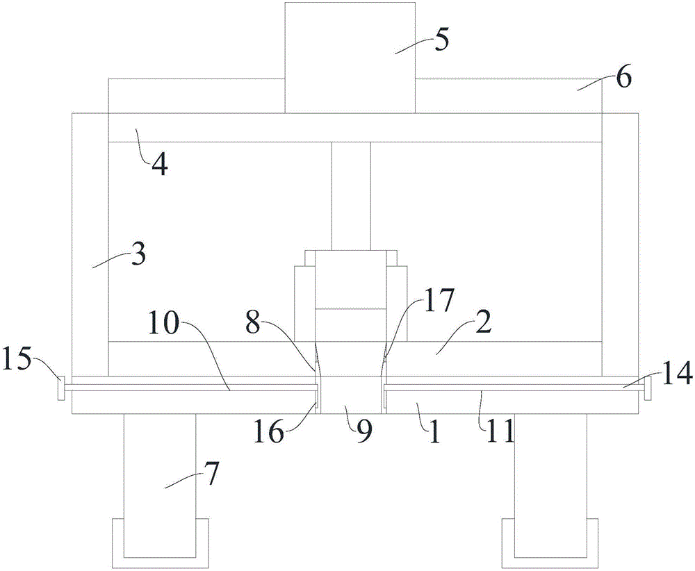 Lateral extrusion adjustment mechanism for copper processing extruder