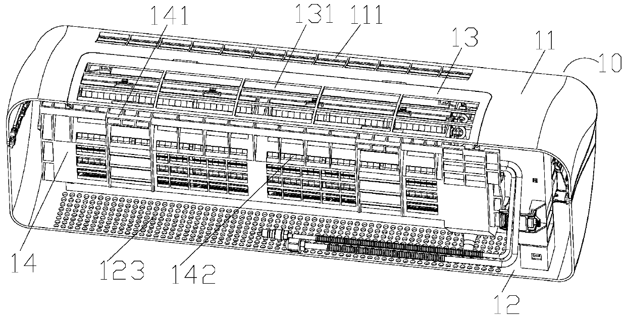 Outer shell assembly and wall-mounted air conditioner