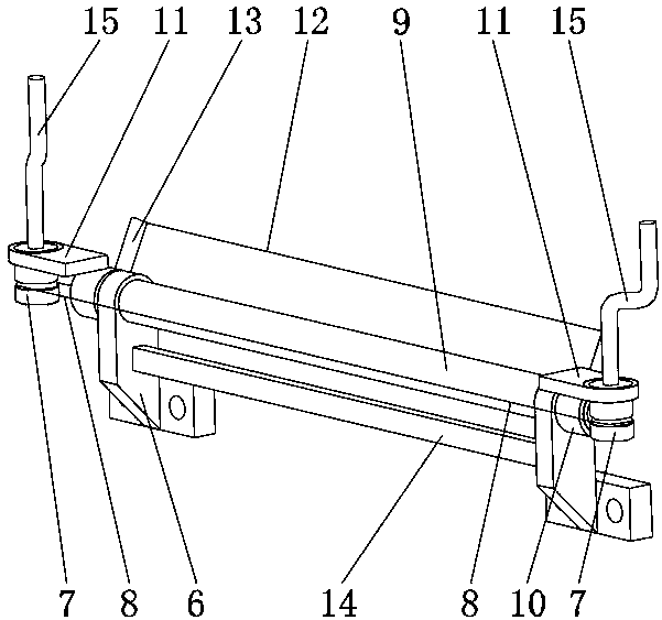 Threading mechanism for warping machine