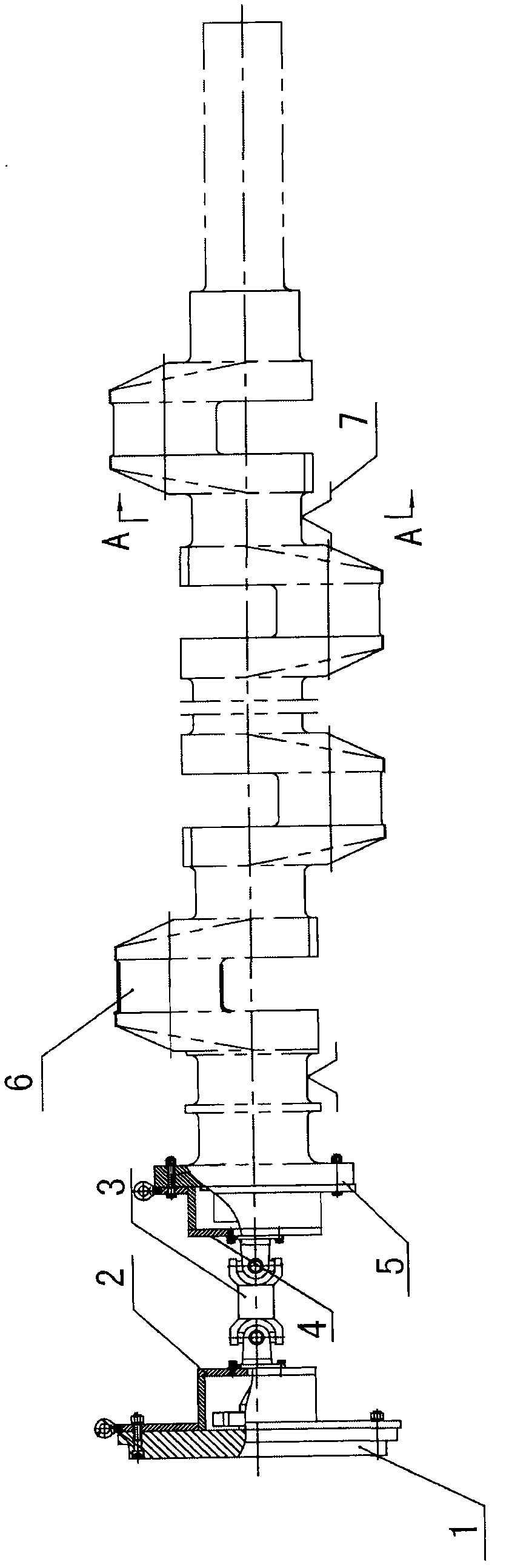 Method for finely grinding main shaft necks of crankshaft