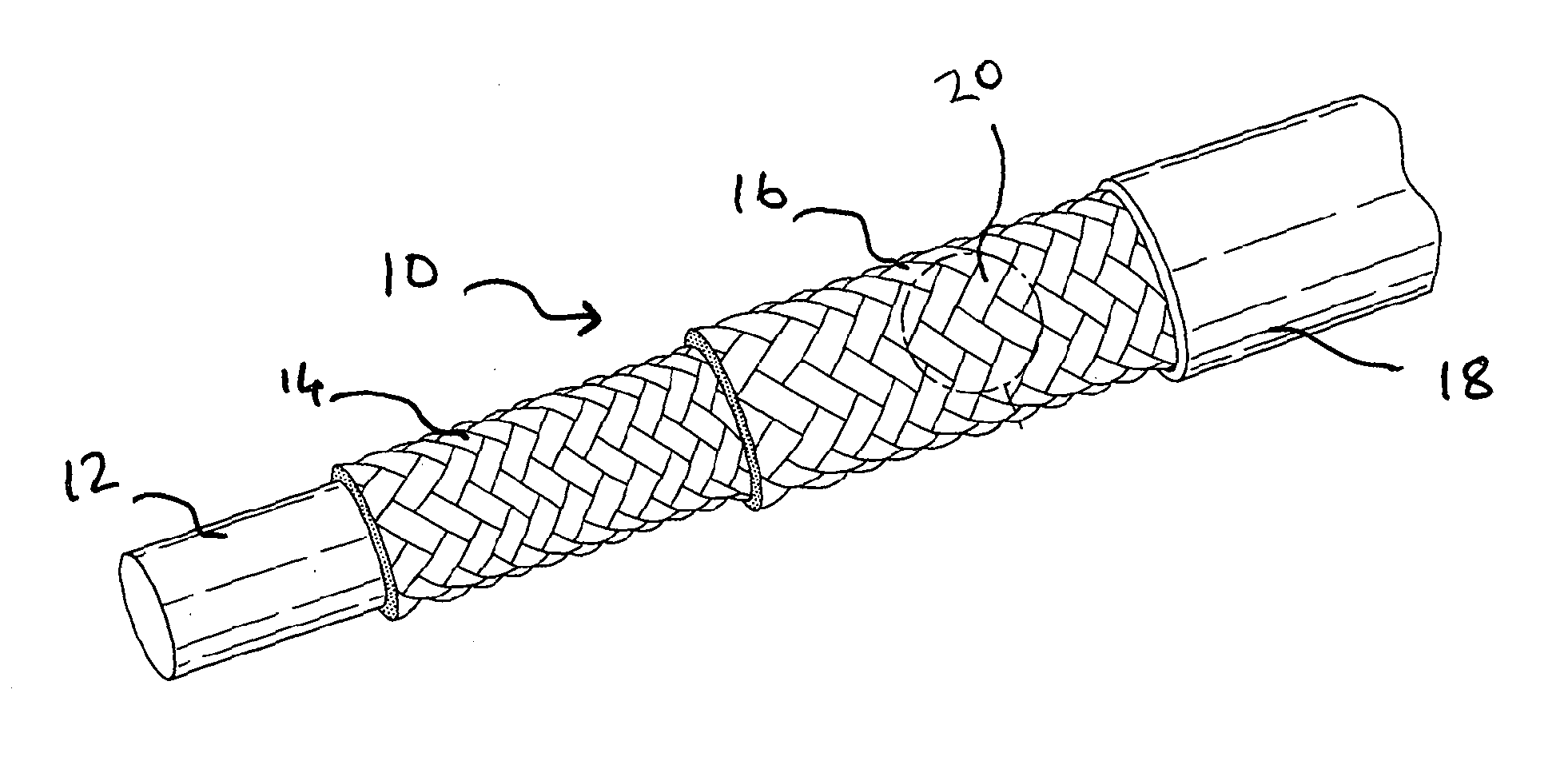 Umbilical hose with improved cyclic ovalisation resistance