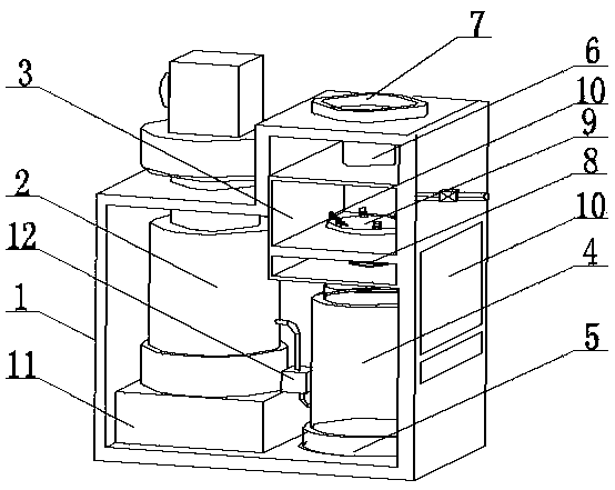 Negative-pressure gastric lavage apparatus for child caring use