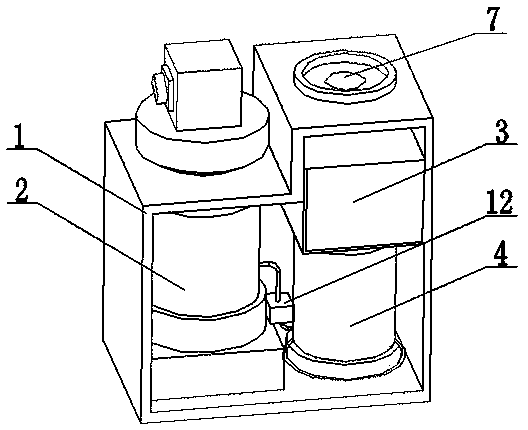 Negative-pressure gastric lavage apparatus for child caring use