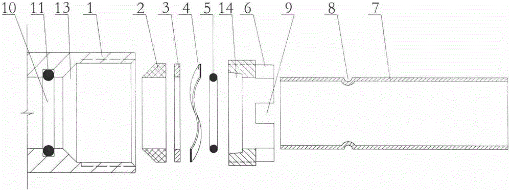 Double-clamping spin-pressing metal pipe fitting