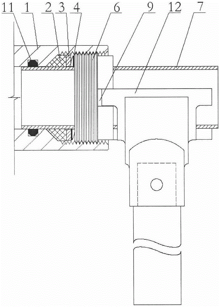 Double-clamping spin-pressing metal pipe fitting