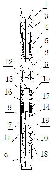 Worm-driven double-valve hydraulic oscillator