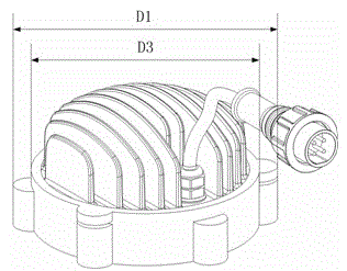 General LED (light emitting diode) lamp bulb forming method and hanging lug fixed type LED lamp bulb of fluorescent inner cover