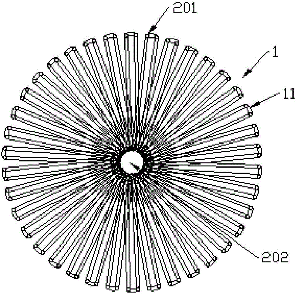 Heat exchanger and vertical type air conditioner provided with same