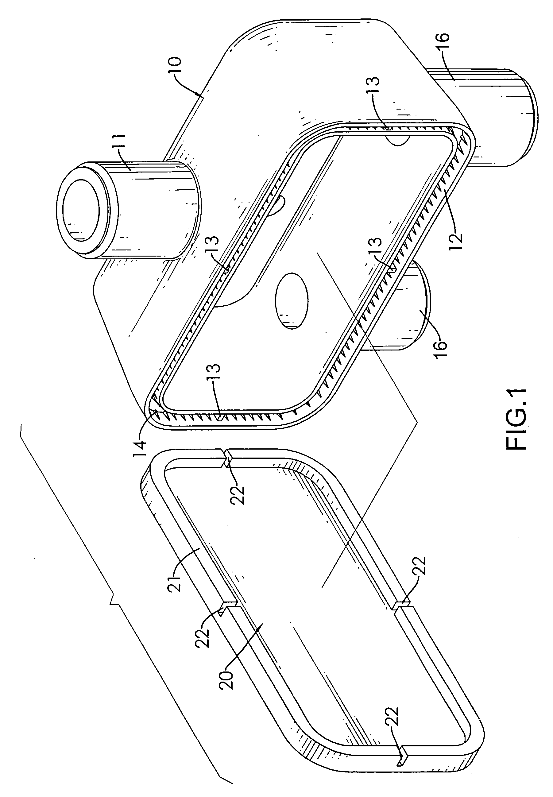 Television signal splitter casing