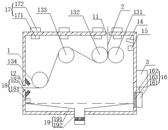 Dehumidification drying device used in EVA photovoltaic encapsulation adhesive film production