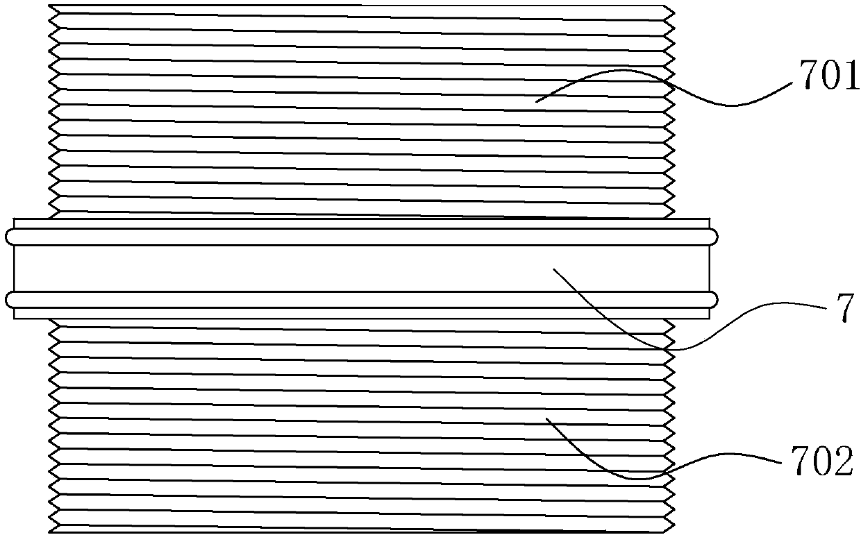 Non-decompression opening equipment for pipe fitting